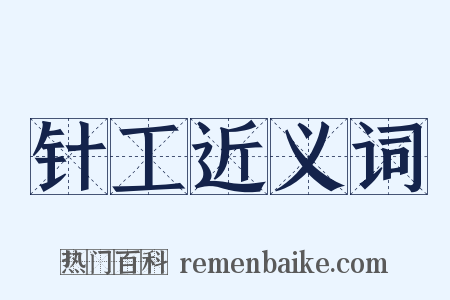 针工近义词是什么意思的图片